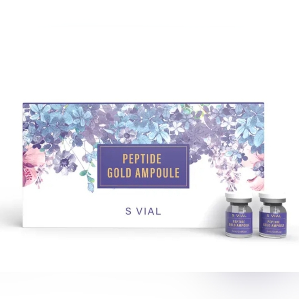Peptide Gold Ampoule - Purple and Gold